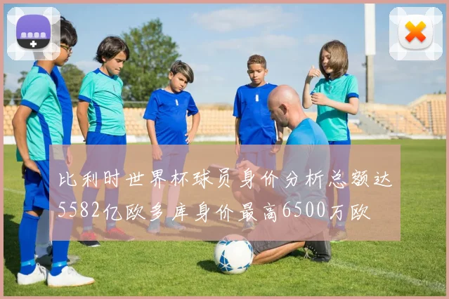 比利时世界杯球员身价分析总额达5582亿欧多库身价最高6500万欧